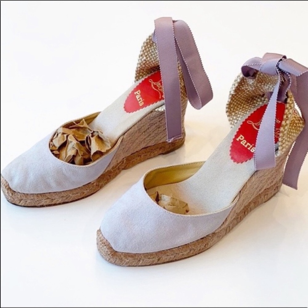 Christian Louboutin Lilac Espadrilles